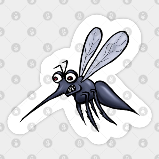 Mosquito Sticker by Funky Aviation